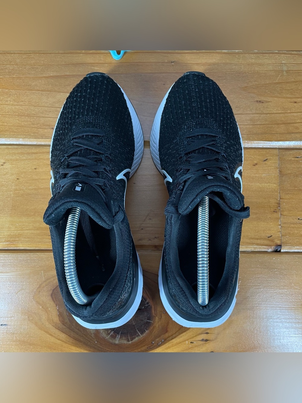 Nike React Infinity Run Flyknit 3 Shoes Womens Size 9 Black Running DD3024-001 - Picture 11 of 16